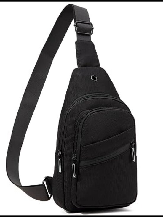 Handbags - Lightweight Water Resistant Nylon Crossbody Sling Bag Travel Hiking Daypack